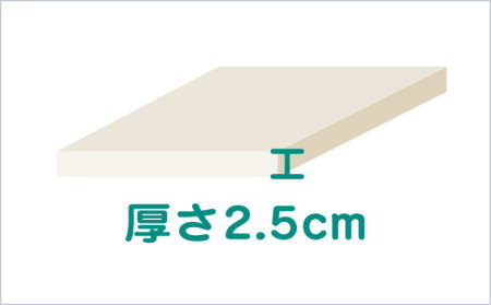 ポスト投函 厚さ2.5cmから3.0cm